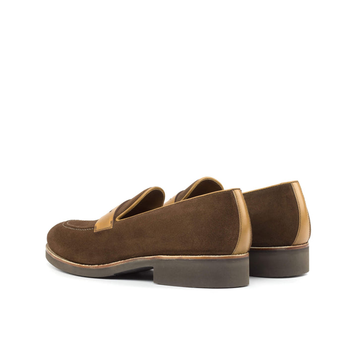 Men's Loafer Shoes Leather Brown 4967 4- MERRIMIUM