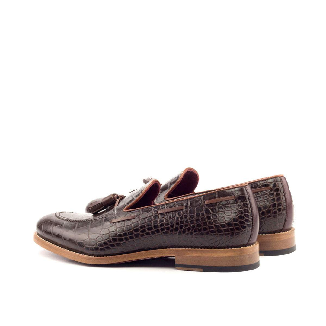 Men's Loafer Shoes Leather Brown Burgundy 2684 4- MERRIMIUM