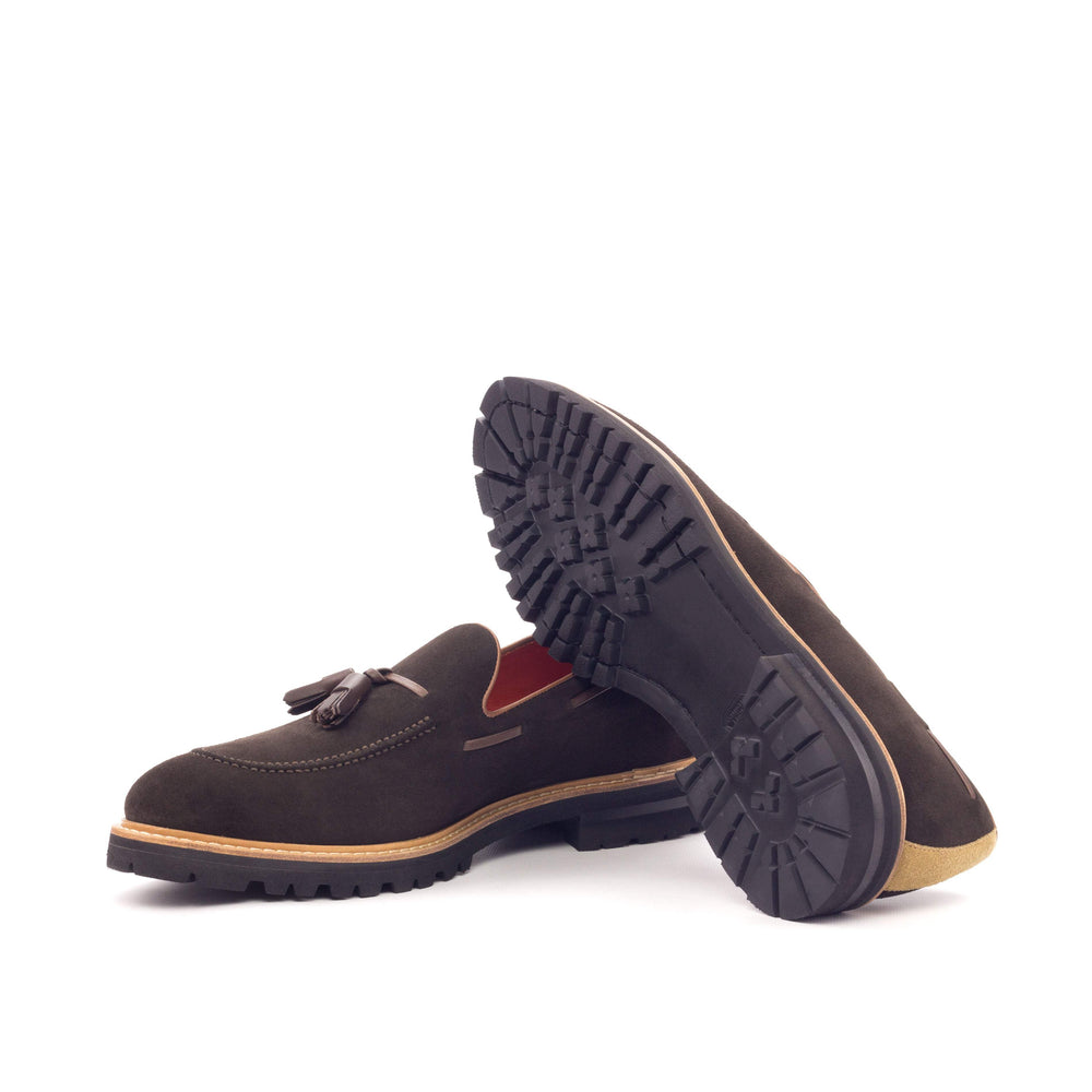 Men's Loafer Shoes Leather Brown Dark Brown 3446 2- MERRIMIUM