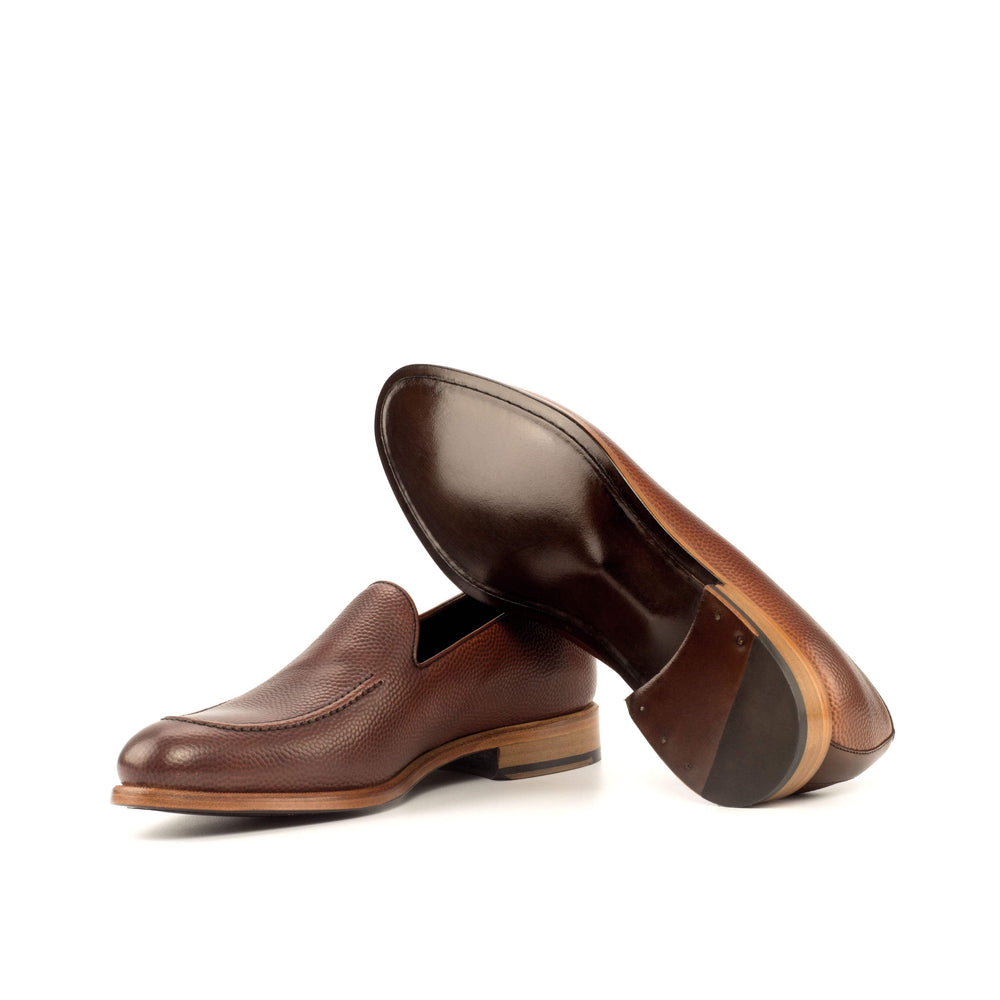 Men's Loafer Shoes Leather Brown Dark Brown 3792 2- MERRIMIUM