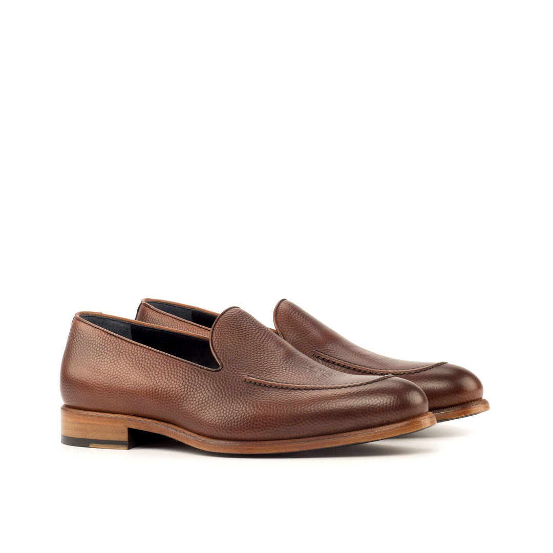 Men's Loafer Shoes Leather Brown Dark Brown 3792 3- MERRIMIUM