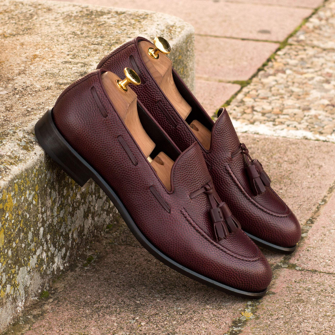 Men's Loafer Shoes Leather Burgundy 3935 1- MERRIMIUM--GID-1370-3935