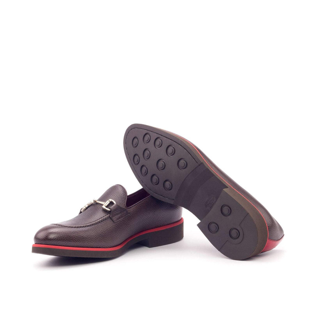 Men's Loafer Shoes Leather Burgundy Red 3082 2- MERRIMIUM