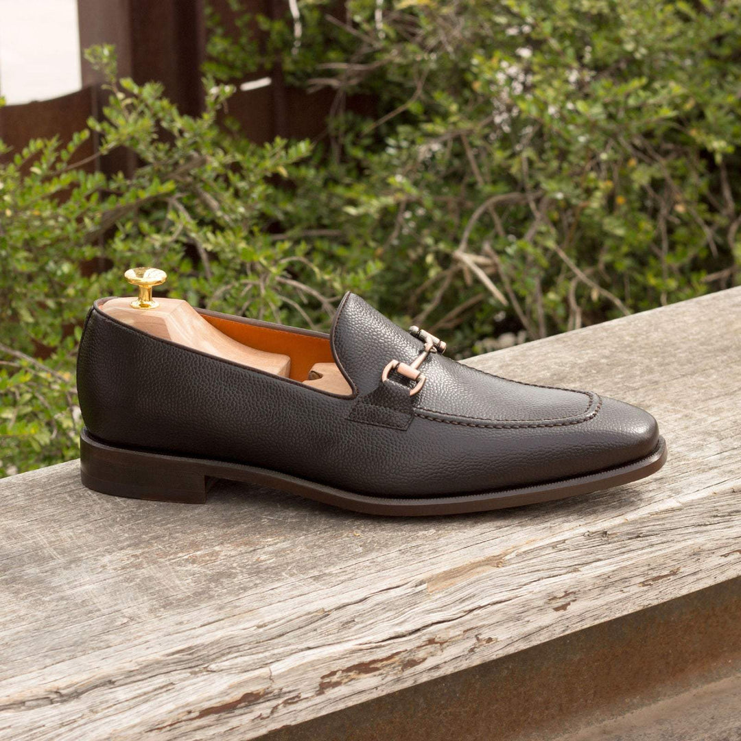 Men's Loafer Shoes Leather Dark Brown 2738 1- MERRIMIUM--GID-1379-2738