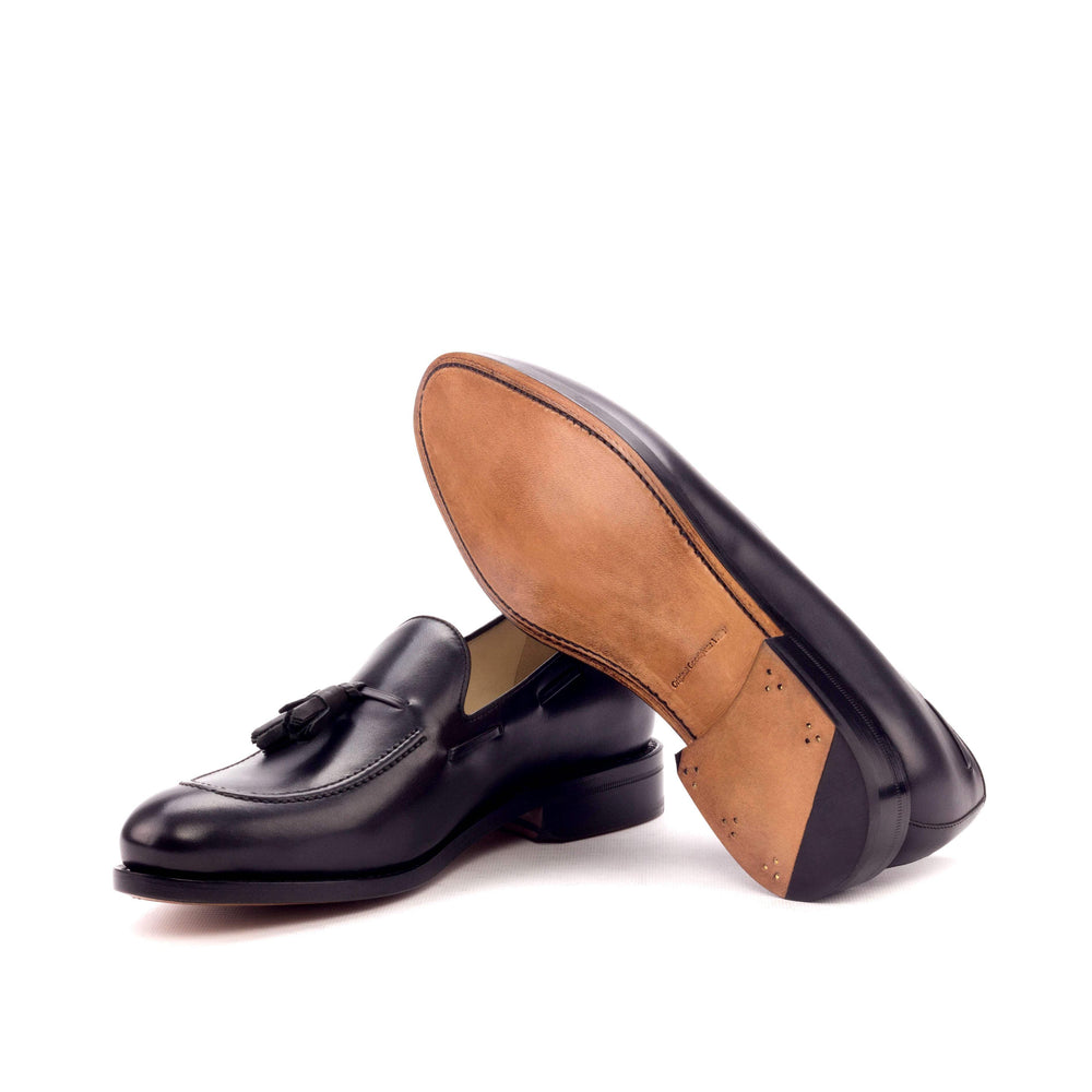 Men's Loafer Shoes Leather Goodyear Welt Black 3296 2- MERRIMIUM