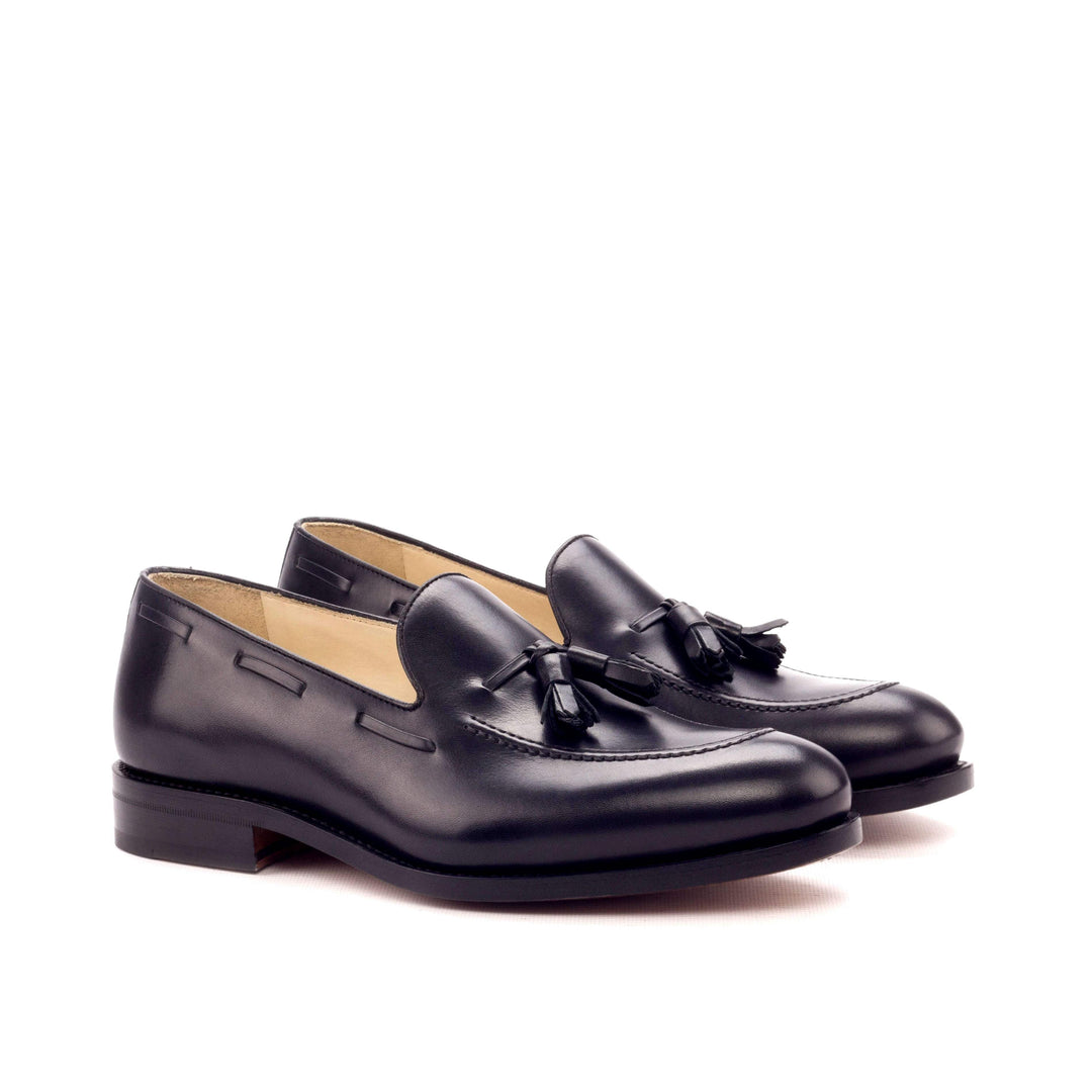 Men's Loafer Shoes Leather Goodyear Welt Black 3296 3- MERRIMIUM