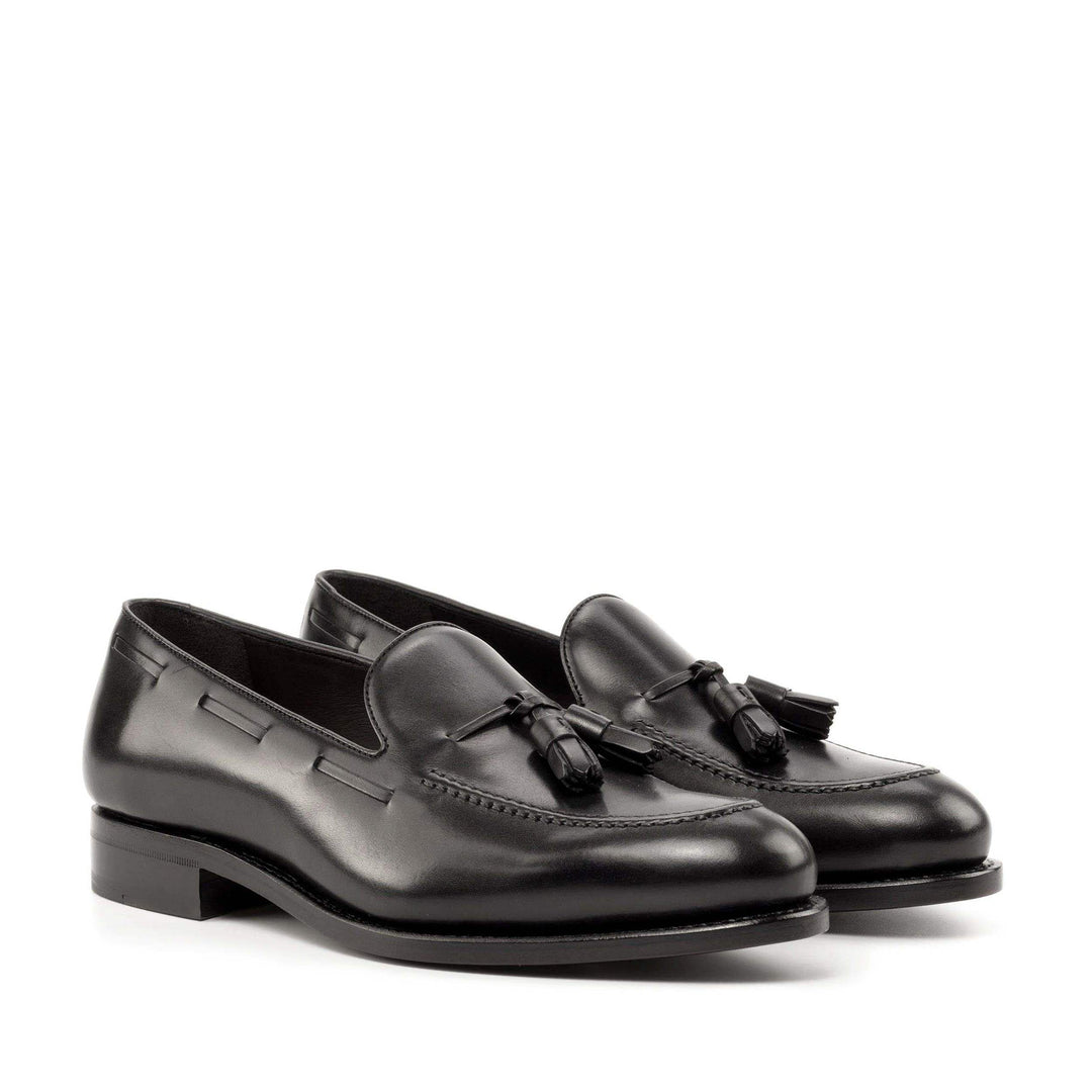 Men's Loafer Shoes Leather Goodyear Welt Black 5009 3- MERRIMIUM