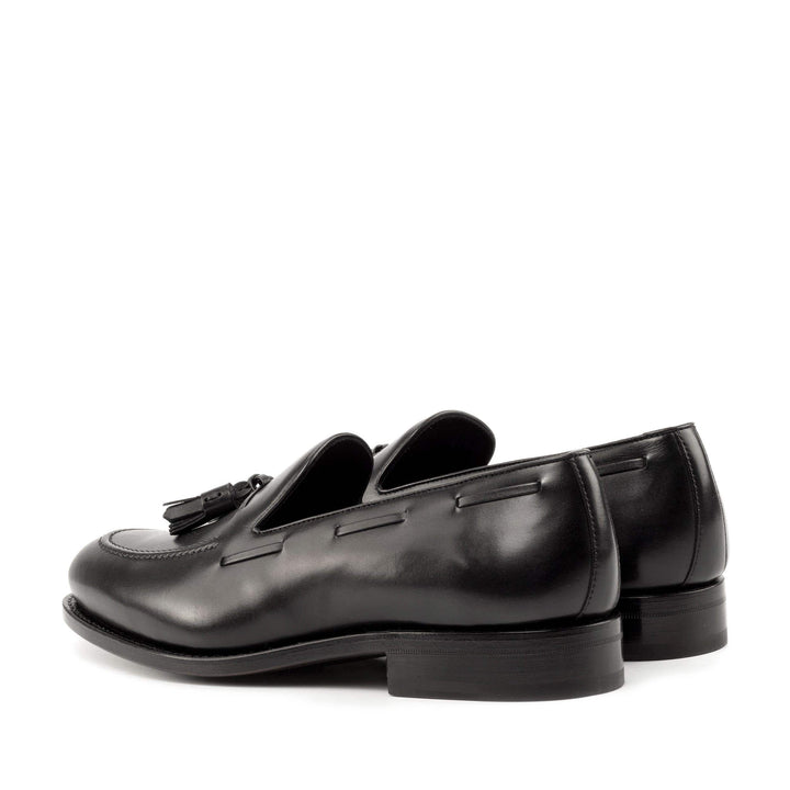 Men's Loafer Shoes Leather Goodyear Welt Black 5009 4- MERRIMIUM