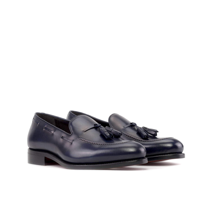 Men's Loafer Shoes Leather Goodyear Welt Blue 5633 6- MERRIMIUM