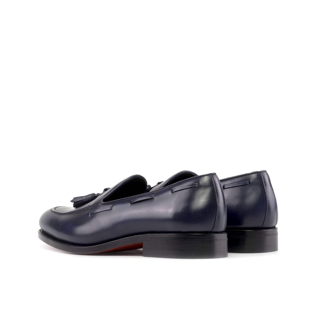Men's Loafer Shoes Leather Goodyear Welt Blue 5633 4- MERRIMIUM