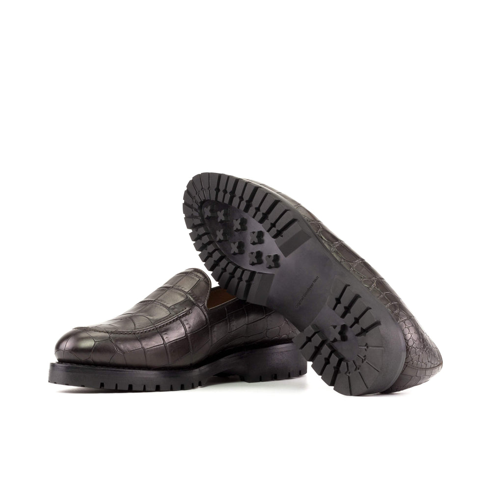 Men's Loafer Shoes Leather Goodyear Welt Brown Dark Brown 5677 2- MERRIMIUM