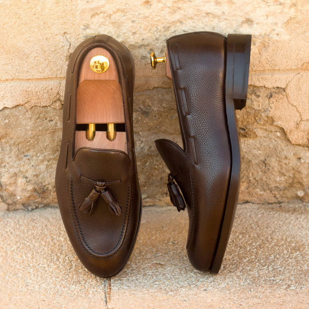 Men's Loafer Shoes Leather Goodyear Welt Dark Brown 3267 1- MERRIMIUM--GID-2451-3267