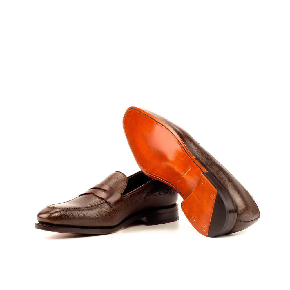 Men's Loafer Shoes Leather Goodyear Welt Dark Brown 3719 2- MERRIMIUM
