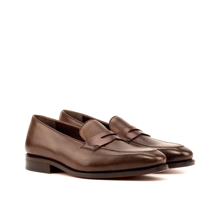 Men's Loafer Shoes Leather Goodyear Welt Dark Brown 3719 3- MERRIMIUM