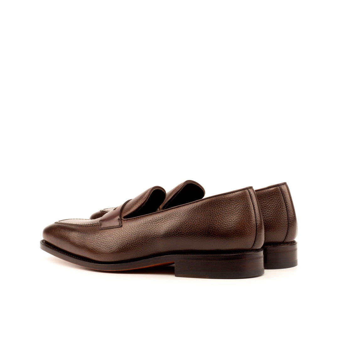 Men's Loafer Shoes Leather Goodyear Welt Dark Brown 3719 4- MERRIMIUM