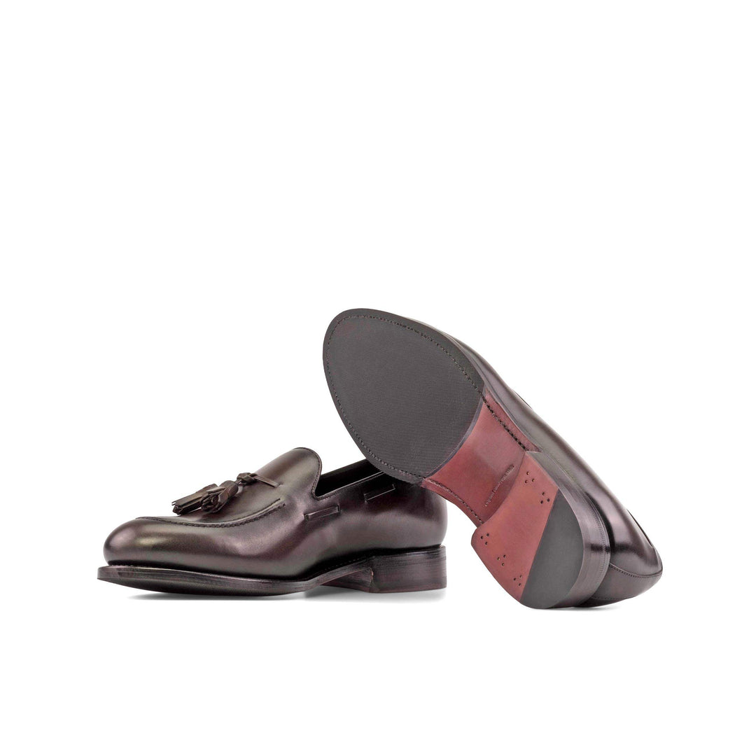 Men's Loafer Shoes Leather Goodyear Welt Dark Brown 5487 3- MERRIMIUM