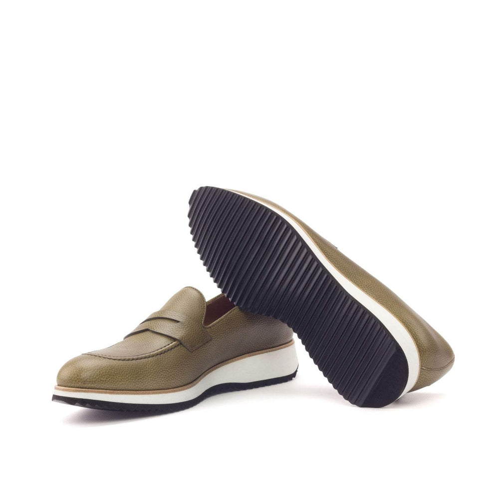 Men's Loafer Shoes Leather Green 3019 2- MERRIMIUM
