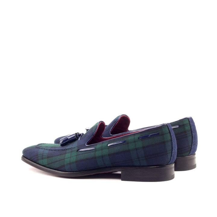 Men's Loafer Shoes Leather Green Blue 2680 4- MERRIMIUM