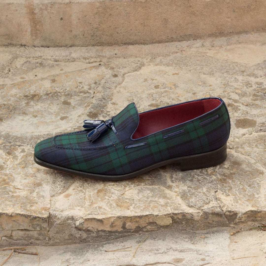 Men's Loafer Shoes Leather Green Blue 2680 1- MERRIMIUM--GID-1379-2680
