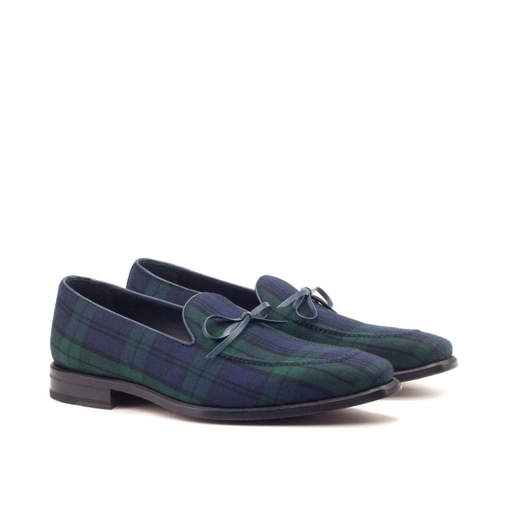Men's Loafer Shoes Leather Green Blue 2957 3- MERRIMIUM