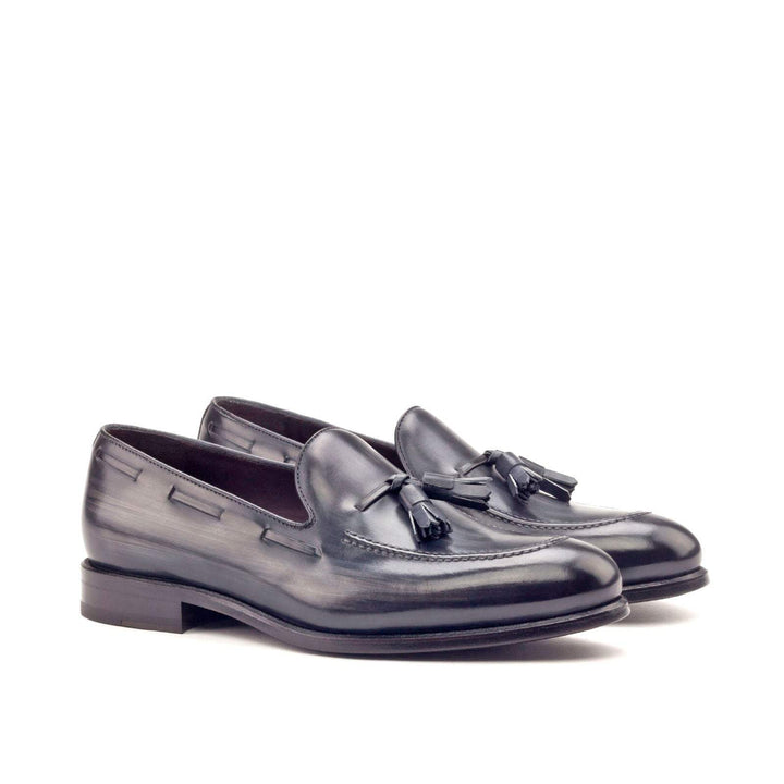 Men's Loafer Shoes Patina Leather Grey 2917 3- MERRIMIUM