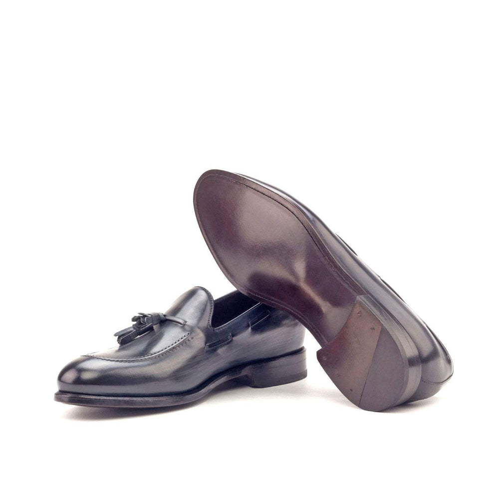 Men's Loafer Shoes Patina Leather Grey 2917 2- MERRIMIUM