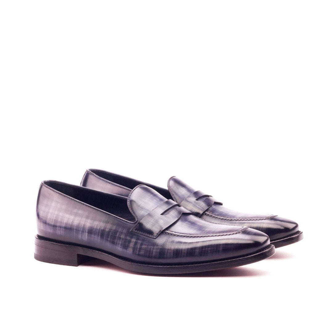 Men's Loafer Shoes Patina Leather Grey 3034 3- MERRIMIUM