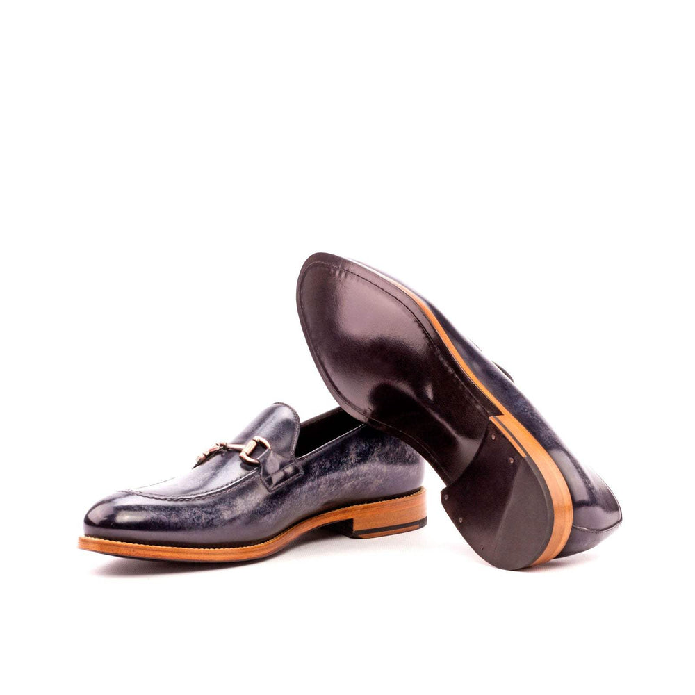 Men's Loafer Shoes Patina Leather Grey 3558 2- MERRIMIUM