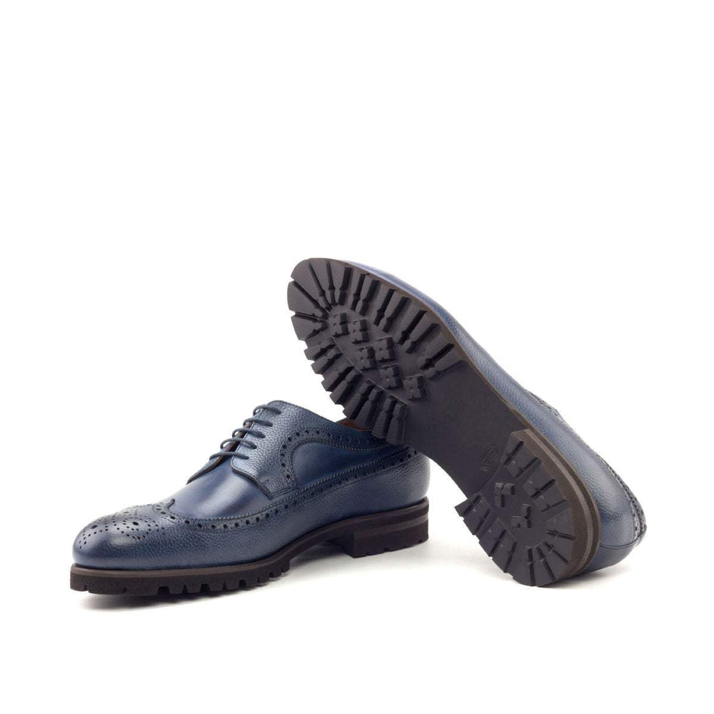 Men's Longwing Blucher Shoes Leather Blue 2785 2- MERRIMIUM