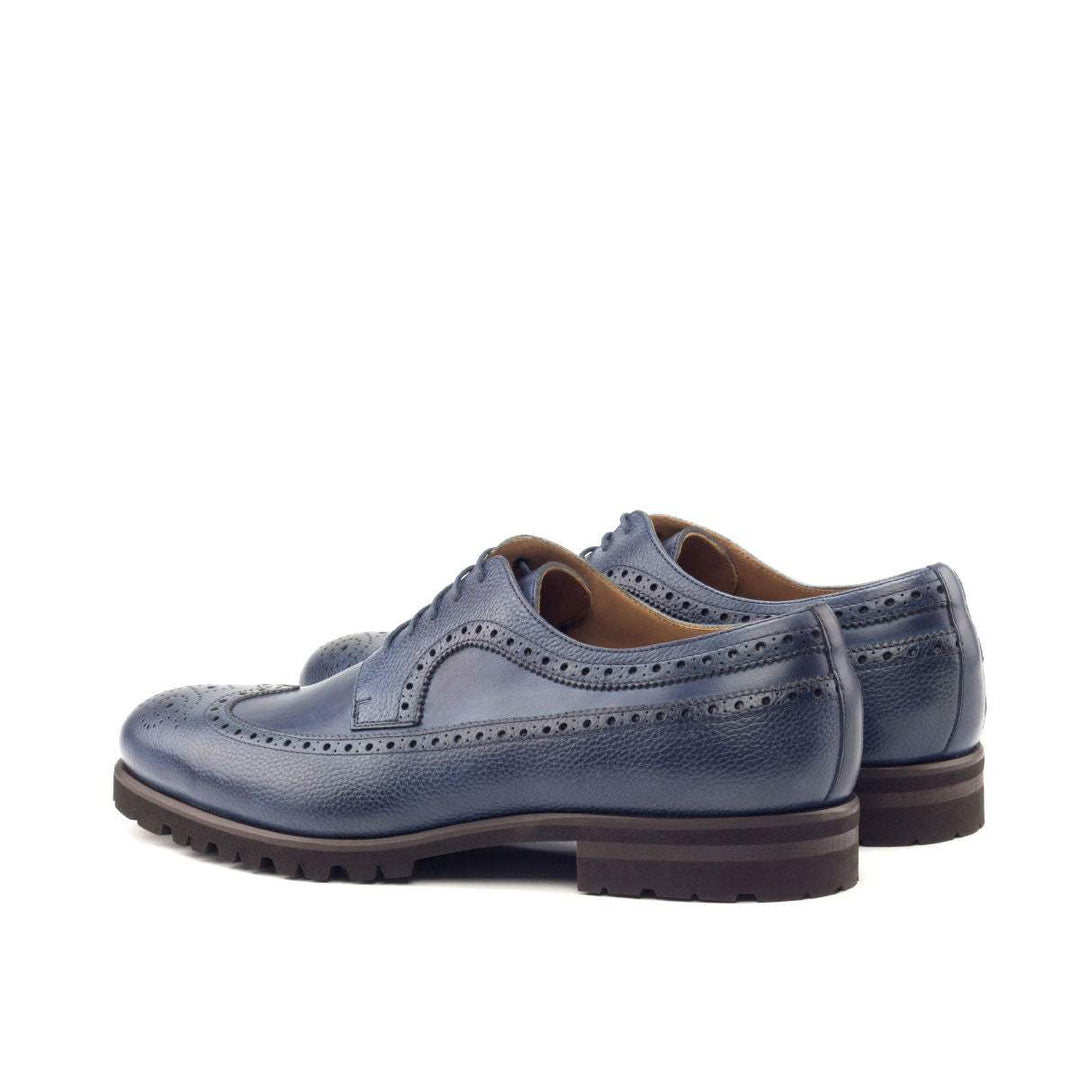Men's Longwing Blucher Shoes Leather Blue 2785 4- MERRIMIUM