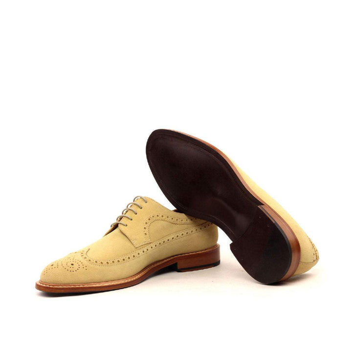 Men's Longwing Blucher Shoes Leather Brown 2412 2- MERRIMIUM