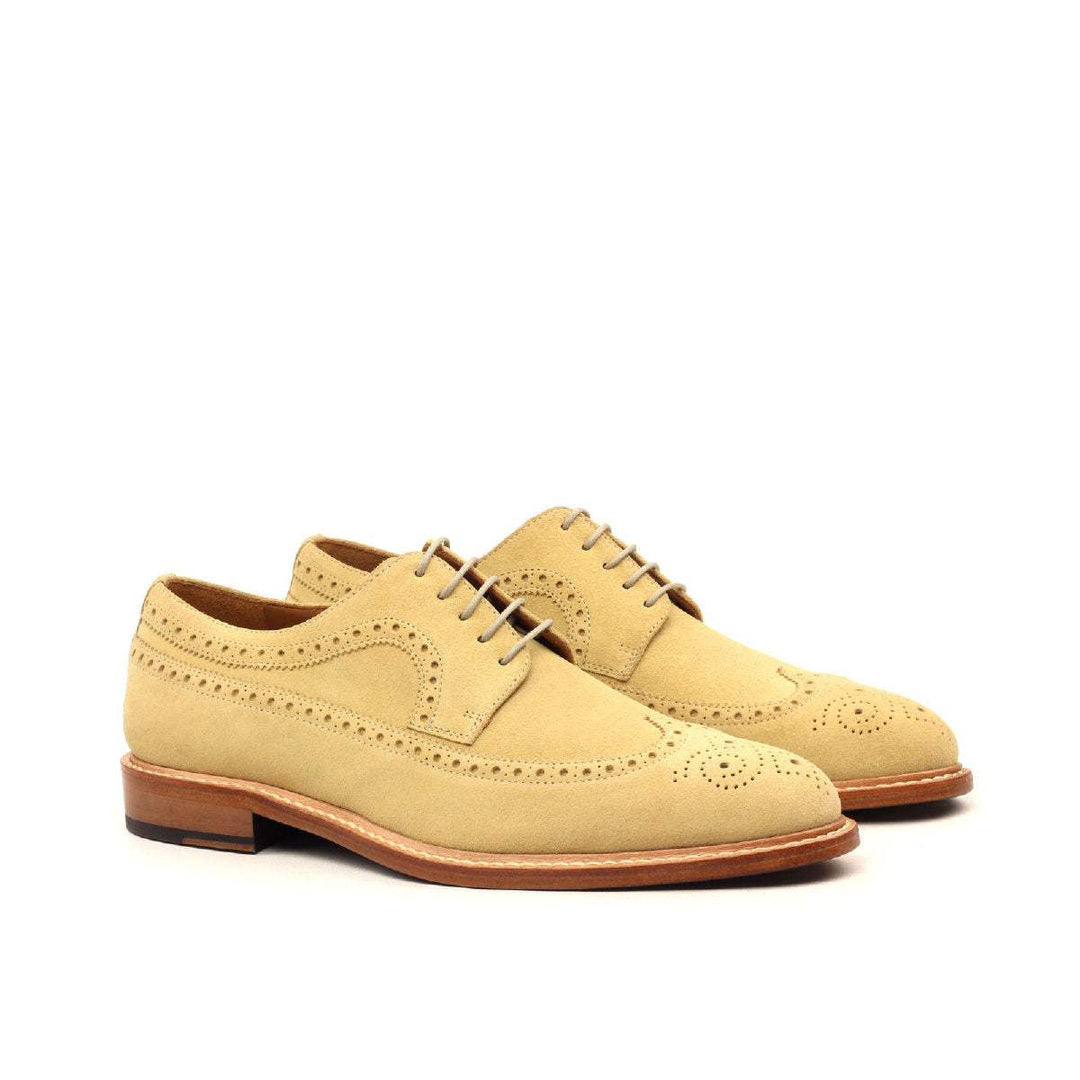 Men's Longwing Blucher Shoes Leather Brown 2412 3- MERRIMIUM