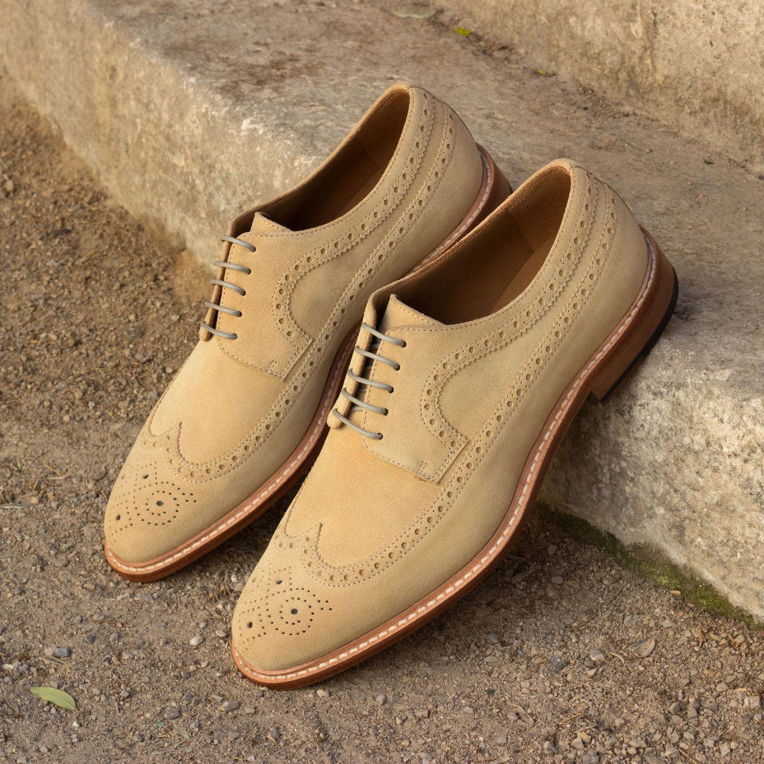 Men's Longwing Blucher Shoes Leather Brown 2412 1- MERRIMIUM--GID-1536-2412
