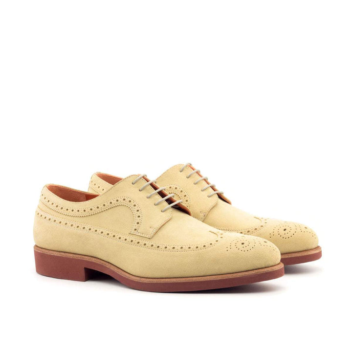 Men's Longwing Blucher Shoes Leather Brown 2704 3- MERRIMIUM