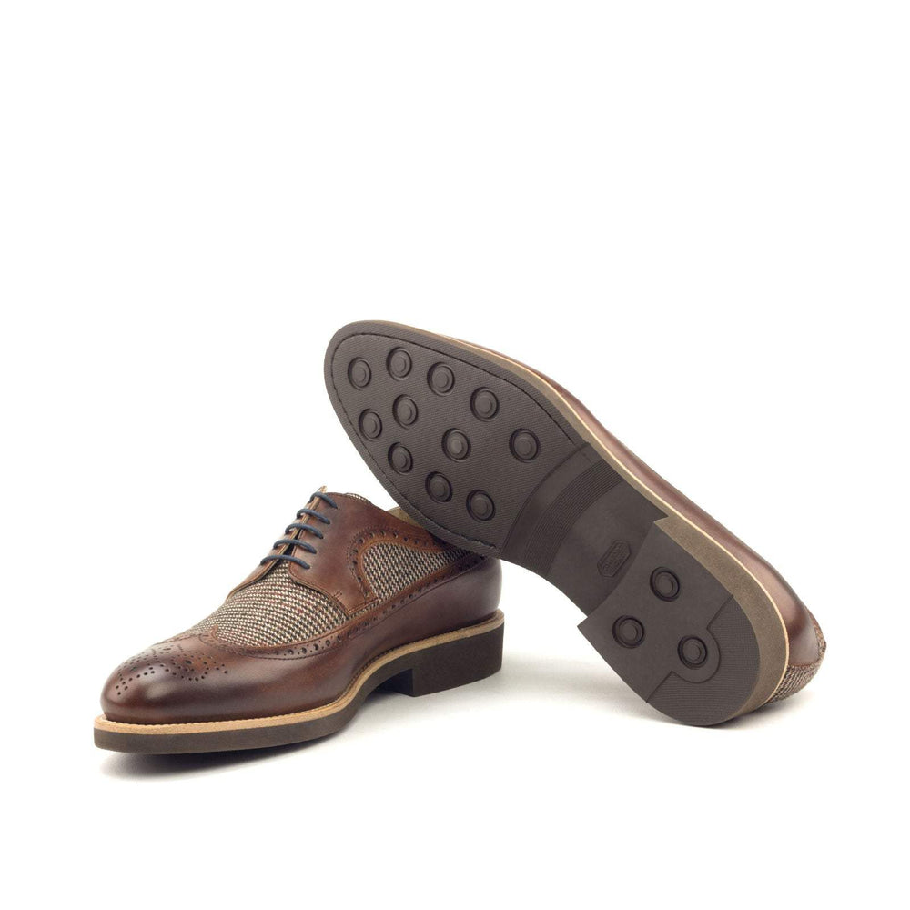 Men's Longwing Blucher Shoes Leather Brown 2939 2- MERRIMIUM