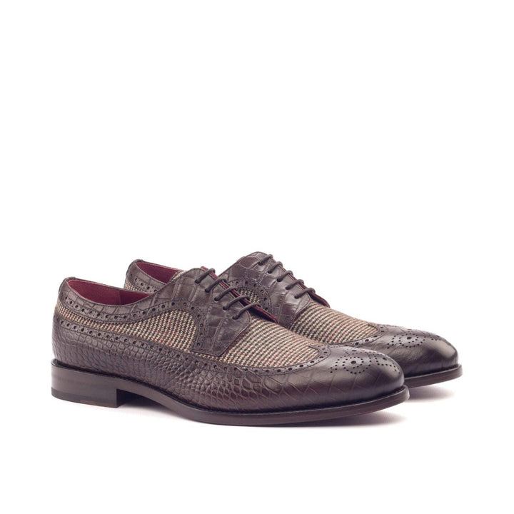 Men's Longwing Blucher Shoes Leather Brown 3000 3- MERRIMIUM