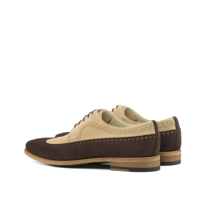 Men's Longwing Blucher Shoes Leather Brown 4173 4- MERRIMIUM