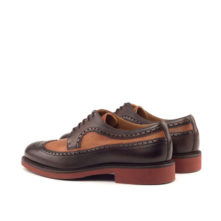 Men's Longwing Blucher Shoes Leather Brown Dark Brown 2633 4- MERRIMIUM