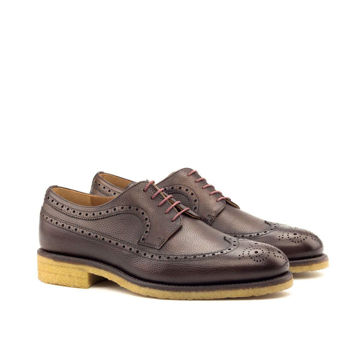 Men's Longwing Blucher Shoes Leather Dark Brown 2742 3- MERRIMIUM