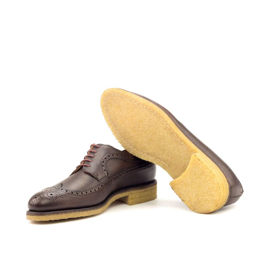 Men's Longwing Blucher Shoes Leather Dark Brown 2742 2- MERRIMIUM