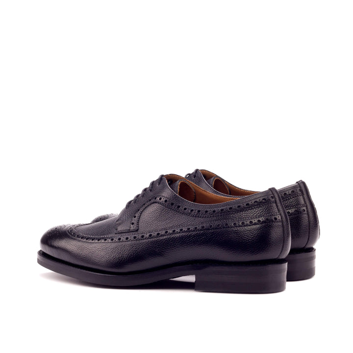 Men's Longwing Blucher Shoes Leather Goodyear Welt Black 3229 4- MERRIMIUM