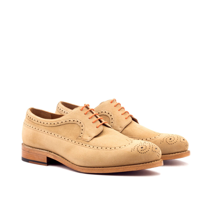 Men's Longwing Blucher Shoes Leather Goodyear Welt Brown 3263 3- MERRIMIUM