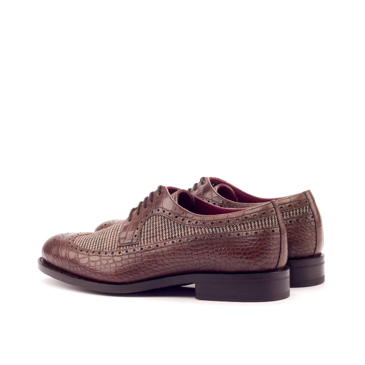 Men's Longwing Blucher Shoes Leather Goodyear Welt Brown 3360 4- MERRIMIUM