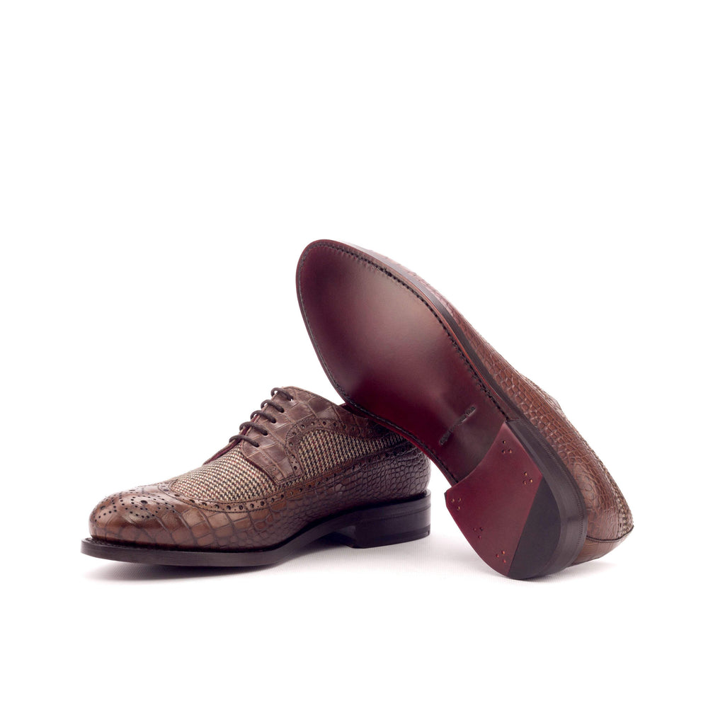 Men's Longwing Blucher Shoes Leather Goodyear Welt Brown 3360 2- MERRIMIUM