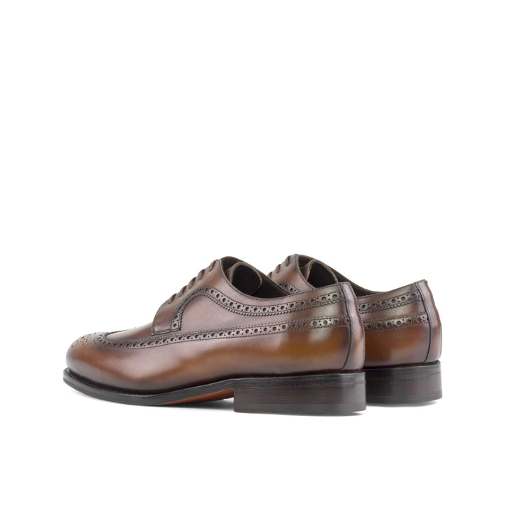 Men's Longwing Blucher Shoes Leather Goodyear Welt Brown 5409 4- MERRIMIUM