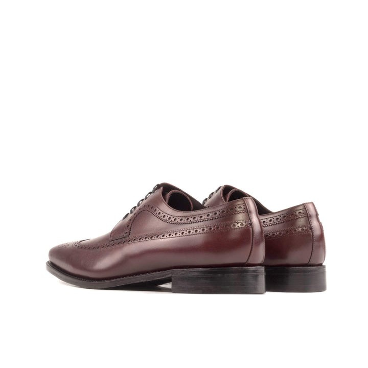Men's Longwing Blucher Shoes Leather Goodyear Welt Burgundy 5513 4- MERRIMIUM