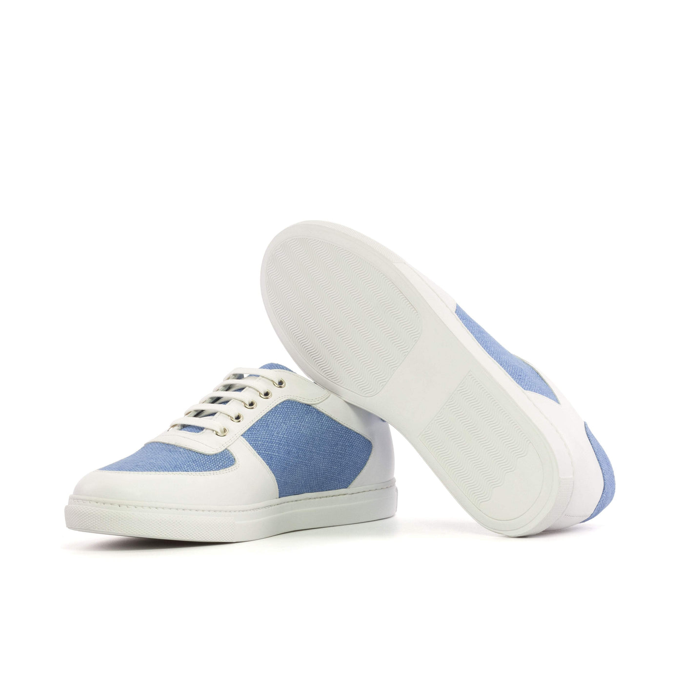 Men's Low Top Trainer Shoes Blue 5621 2- MERRIMIUM
