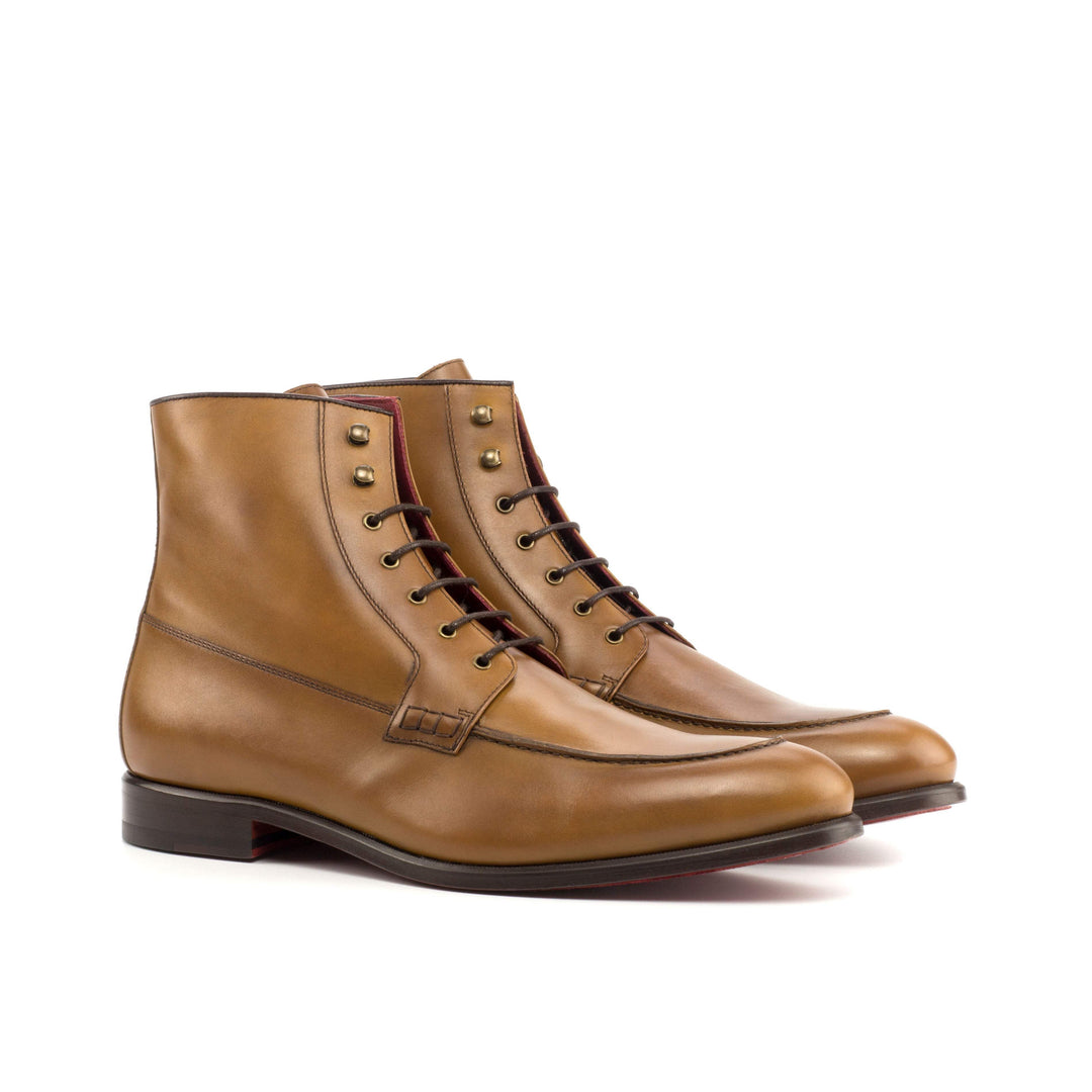 Men's Moc Boots Leather Brown Dark Brown 4291 3- MERRIMIUM