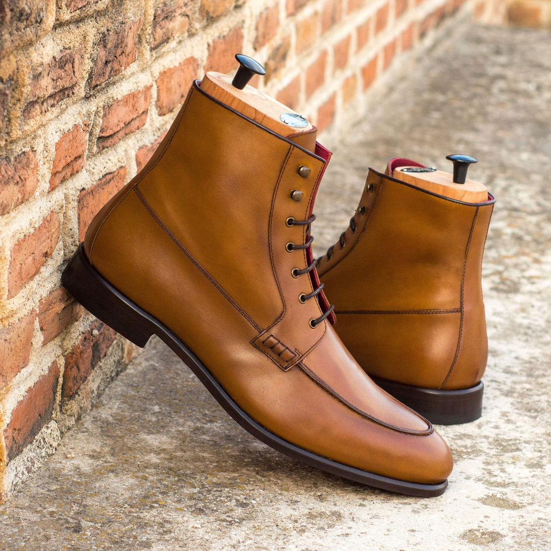 Men's Moc Boots Leather Brown Dark Brown 4291 1- MERRIMIUM--GID-3145-4291