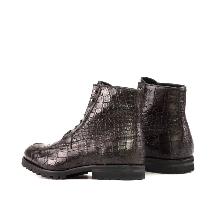 Men's Moc Boots Leather Brown Dark Brown 5301 4- MERRIMIUM